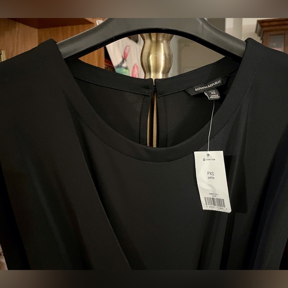 Dressy black jumpsuit, size petite XS - Picture 8 of 9